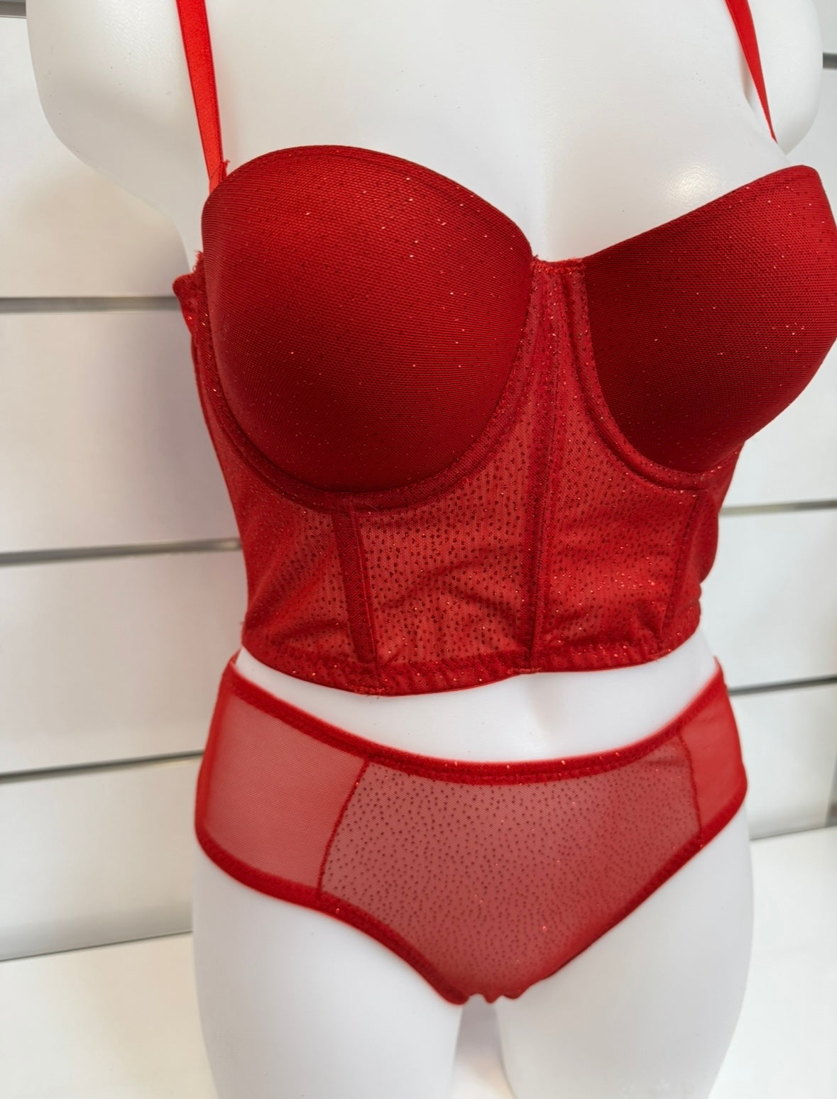 Simli Büstiyer Takımı