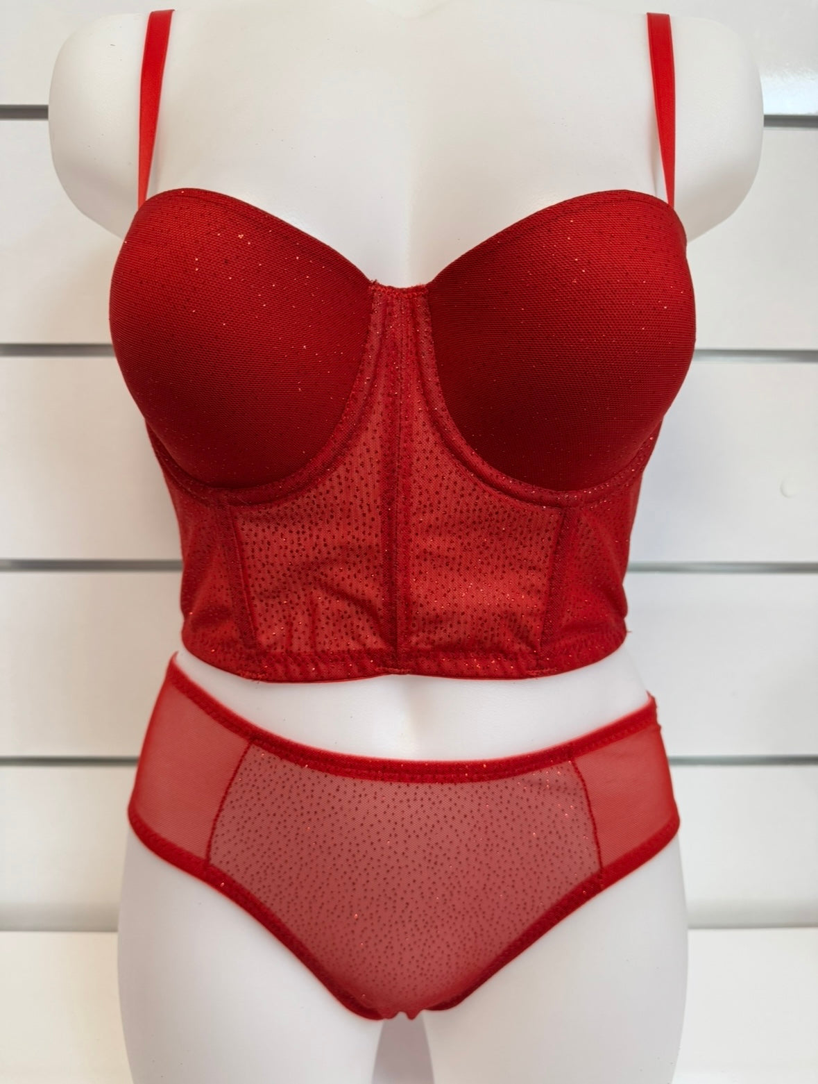 Simli Büstiyer Takımı