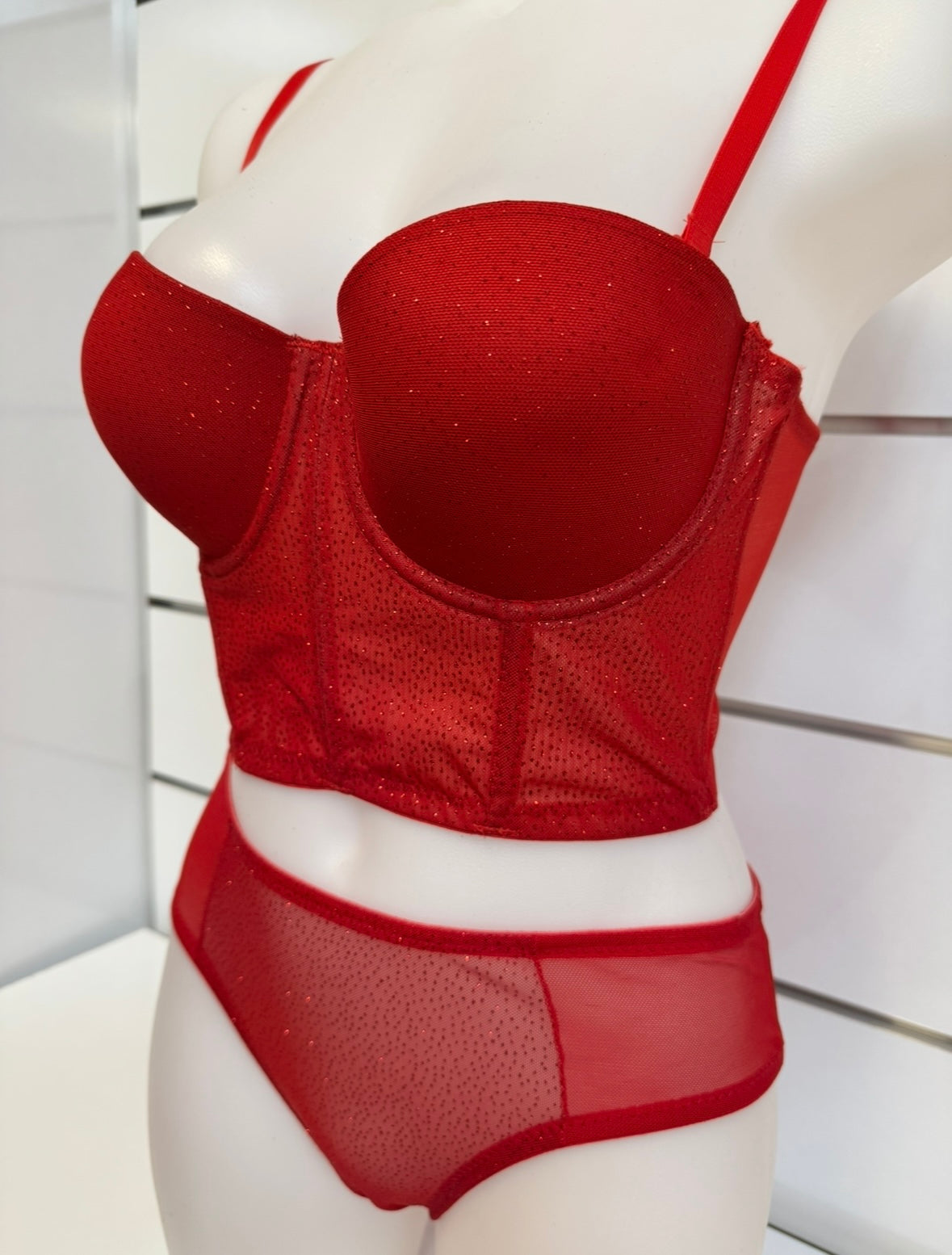 Simli Büstiyer Takımı