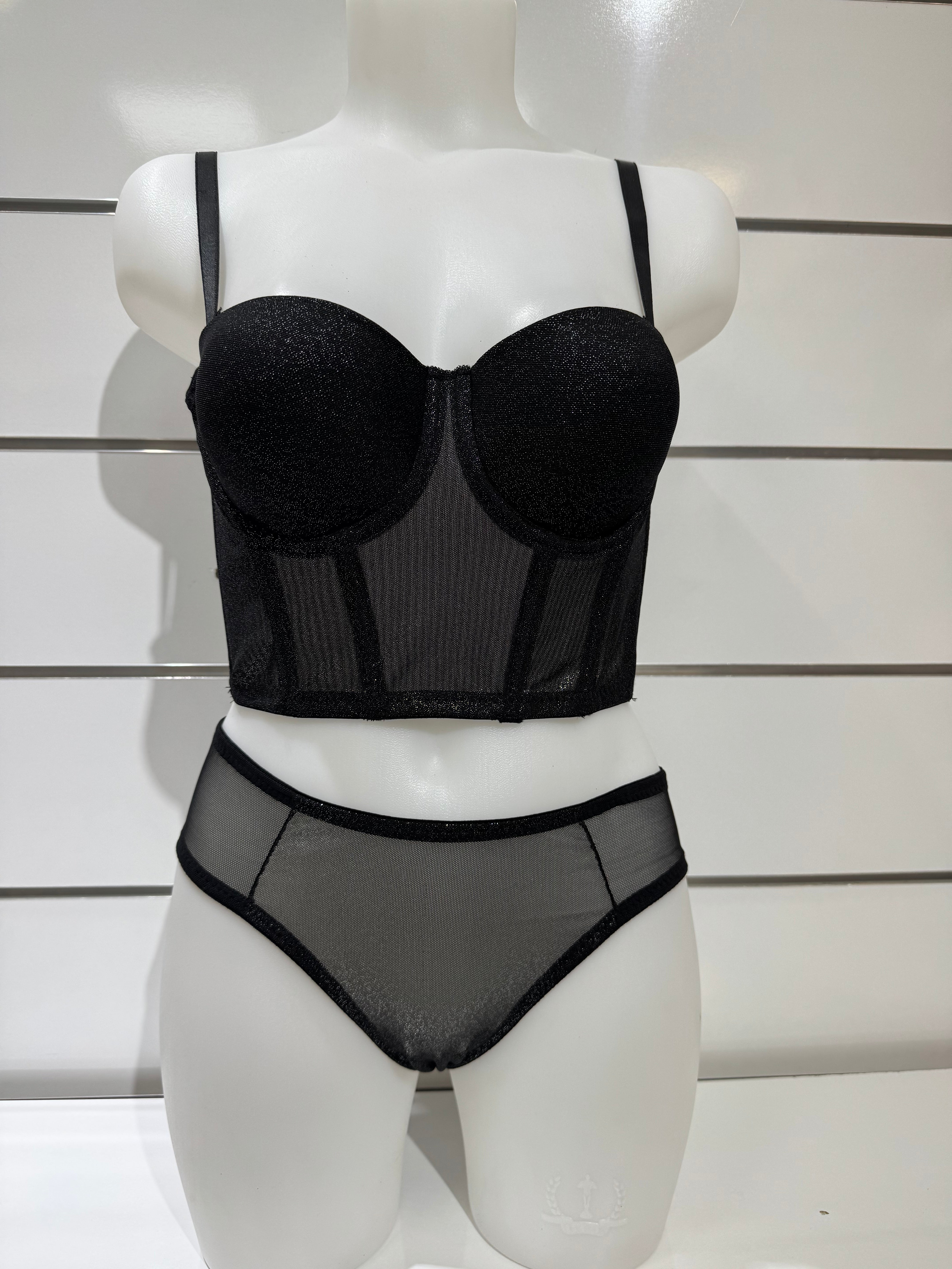 Simli Büstiyer Takımı