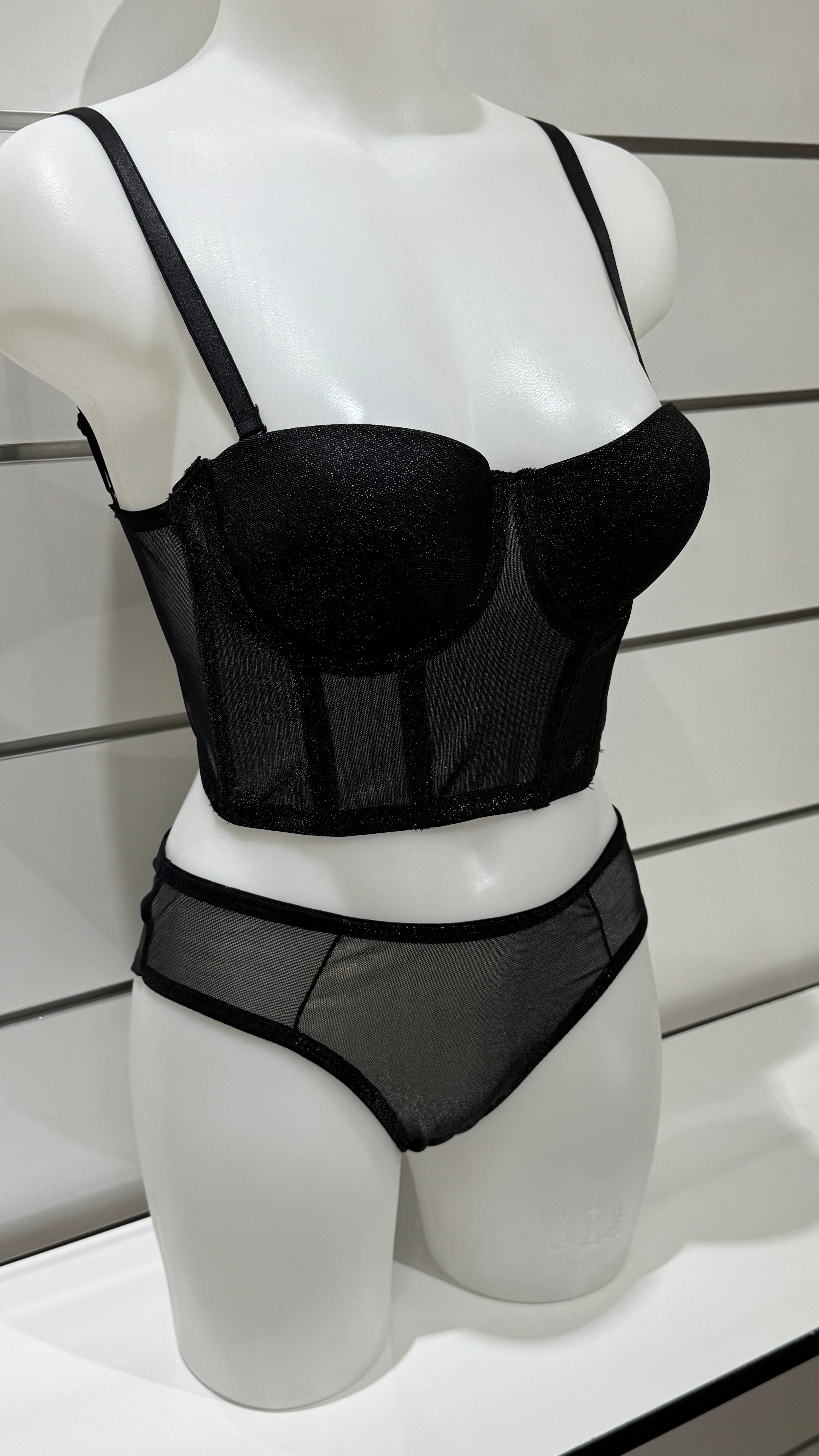 Simli Büstiyer Takımı